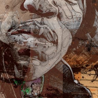 Jimi Hendrix print 02 (50x70cm) – Jos Hoppenbrouwers art