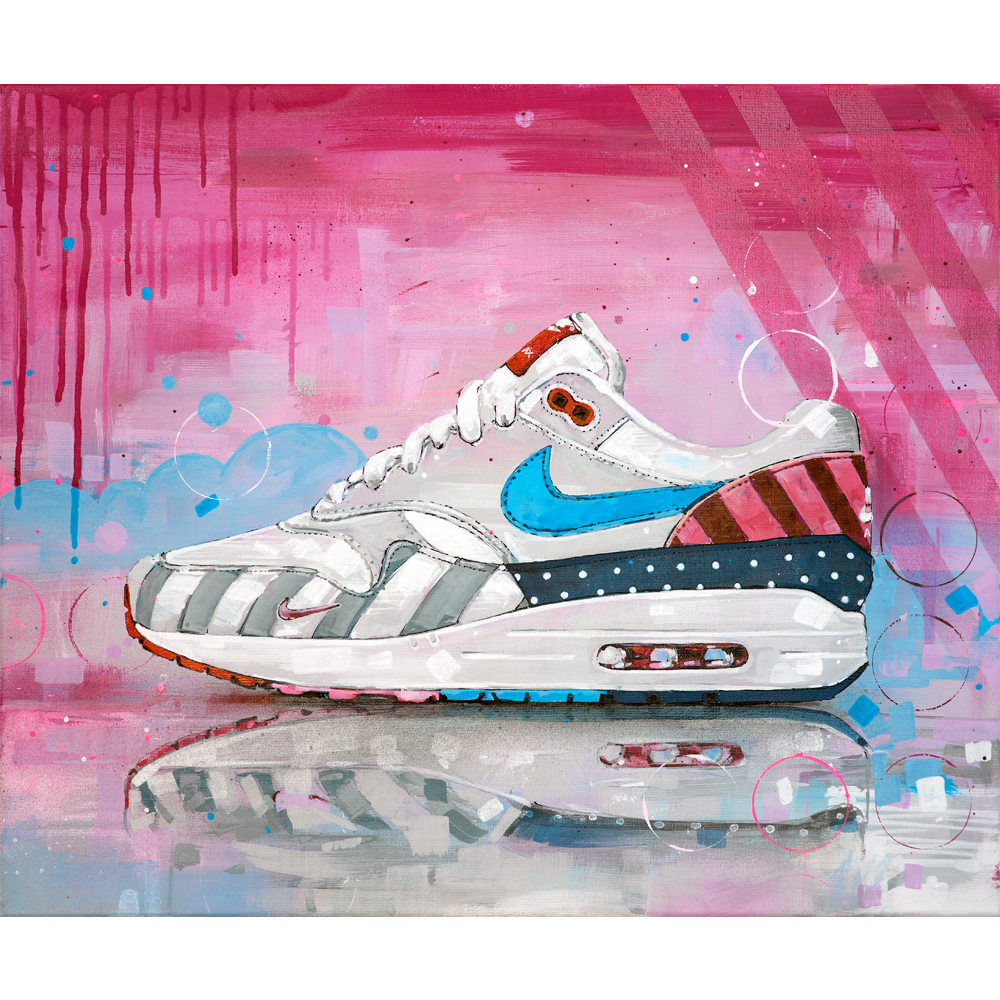 Nike air max 1 x Piet Parra painting (60x50cm) - Jos ...