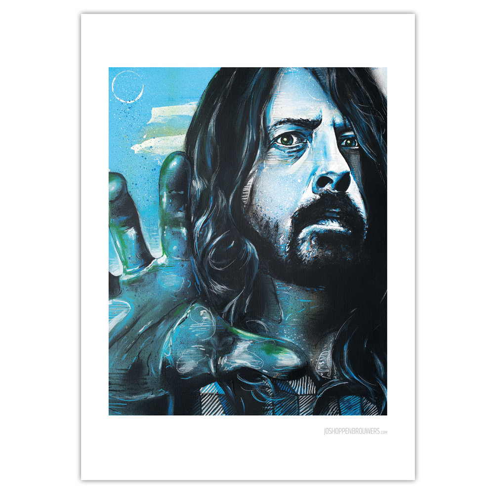 256891 FOO FIGHTERS DAVE GROHL LIVE STAGE GLOSSY PRINT POSTER DE