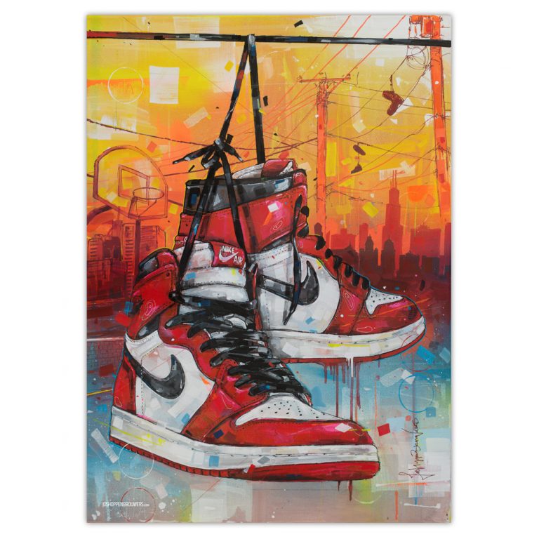 Nike air Jordan 1 print (50x70cm) – Jos Hoppenbrouwers art