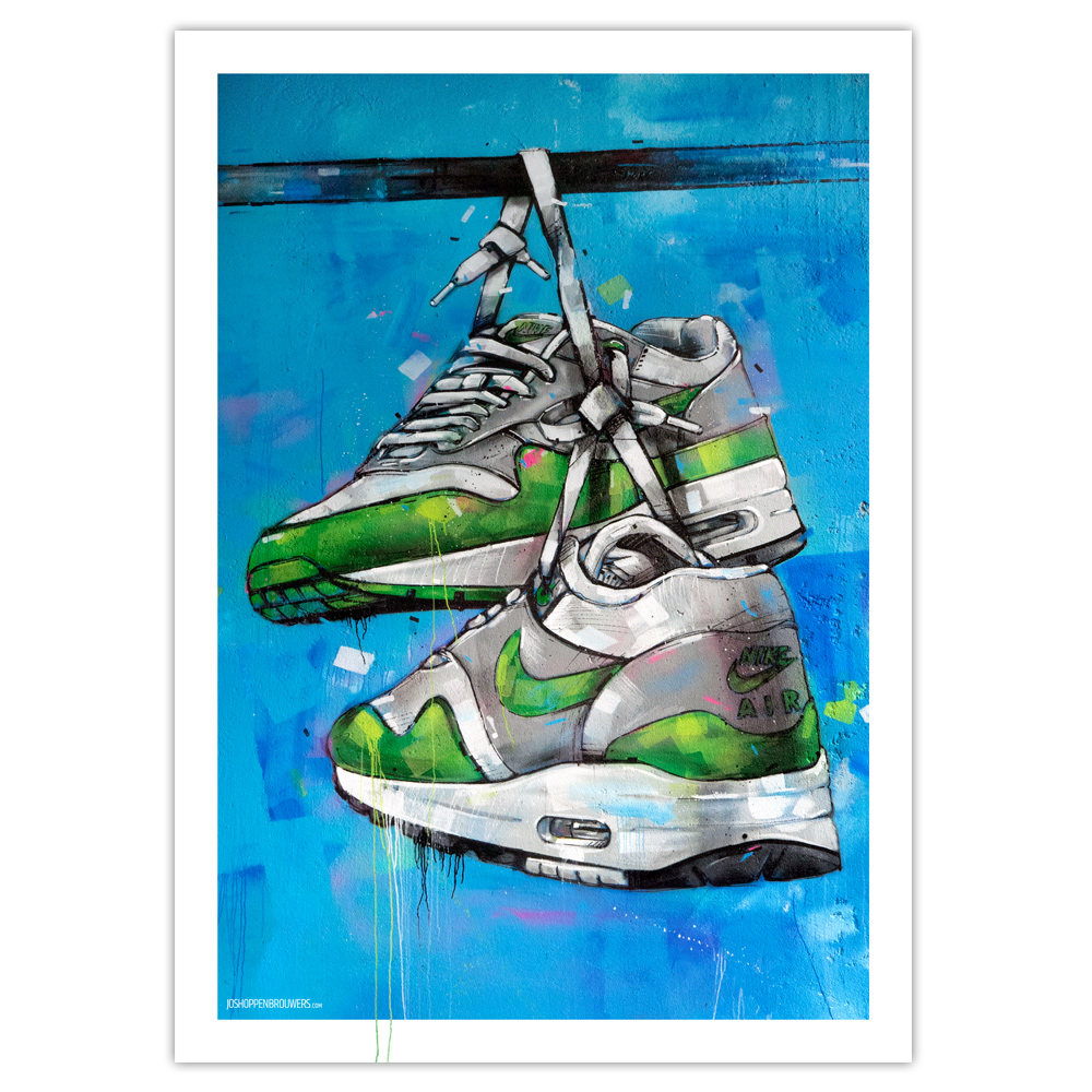 Nike air max 1 graffiti cartel (50x70cm) -
