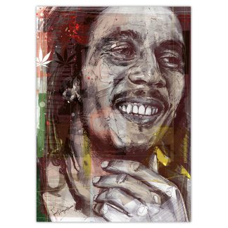 Bob Marley BobMarley Reggea Reggae music singer legend Jamaica Kingston one love BobMarleyprint BobMarleyposter BobMarleyplakat BobMarleyart BobMarleykunst BobMarleypainting Weed no woman no cry BobMarleyCanvas artprint