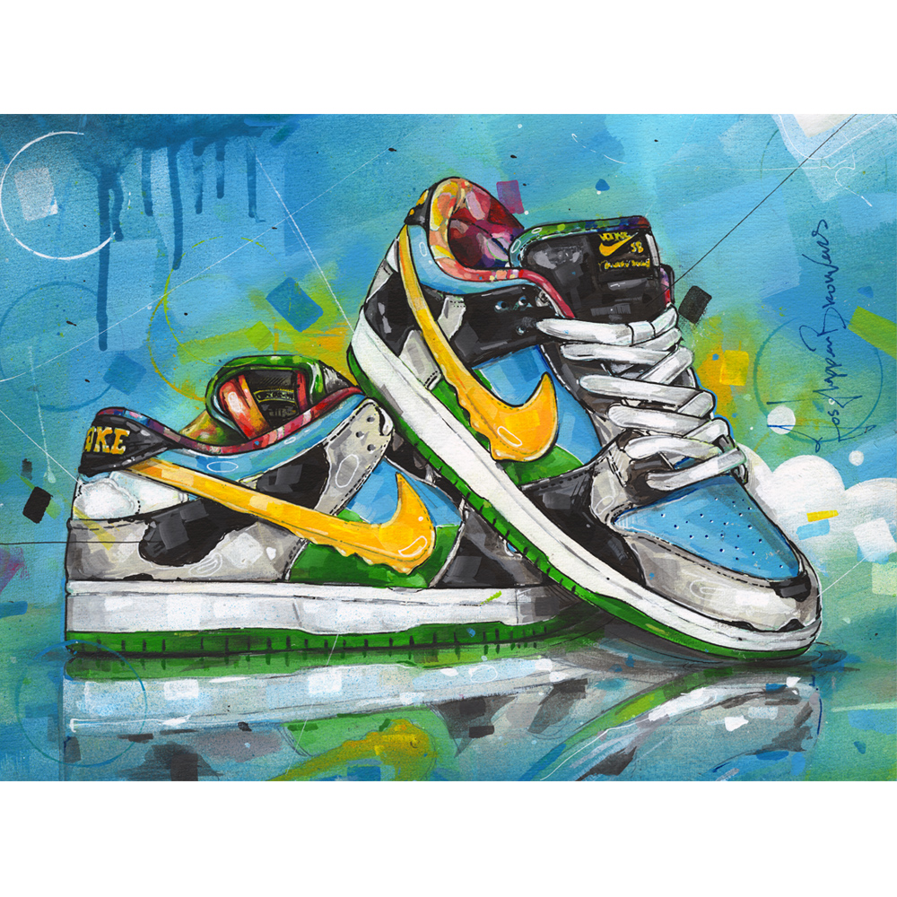 Beringstraat Weinig omvang Nike SB Dunk low Ben & Jerry's Chunky Dunky schilderij (40x30cm) – Jos  Hoppenbrouwers art