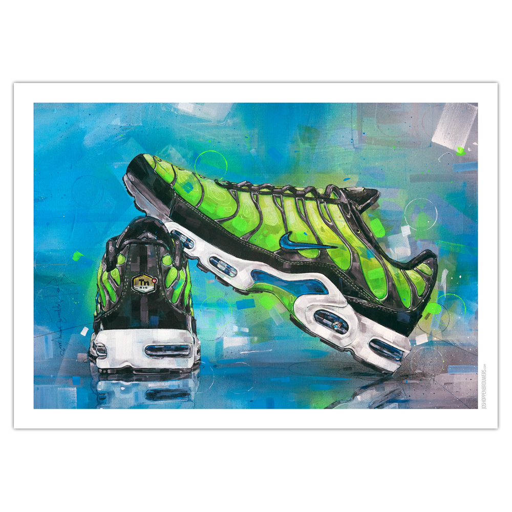 Nike air max Plus TN print (70x50cm)